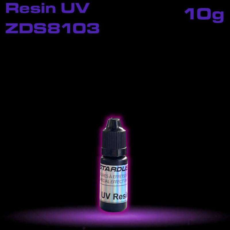 Resina UV STARDUST – secagem Led 30 segundos