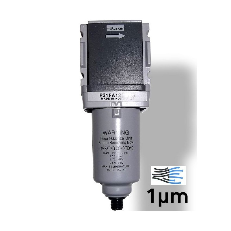 Filtros purificadores de ar para compressores e pistolas EMBN