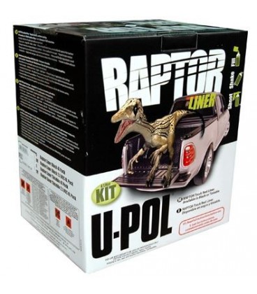 Kit RAPTOR 4 Litros - Revestimento poliuretano alta resist&ecirc;ncia para caixa basculante
