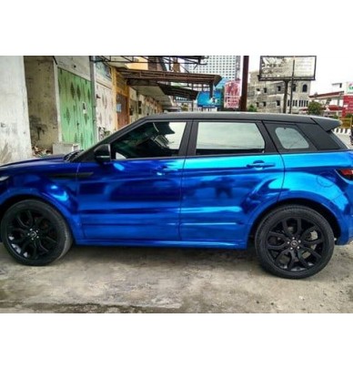 Car Wrapping Azul Cromo qualidade premium OEM automotivo- rolo 1.52m x 18m