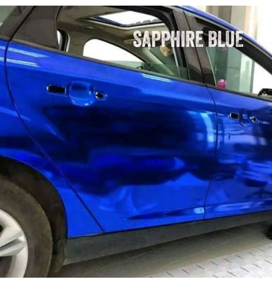 Car Wrapping Azul Cromo qualidade premium OEM automotivo- rolo 1.52m x 18m