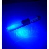 Caneta feltro invisível fluorescente com luz negra