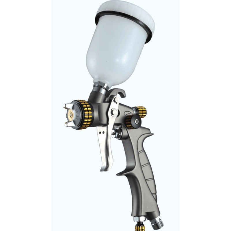 Mini pistola SAT HVLP Premium Gold 0.8mm + 1.0mm