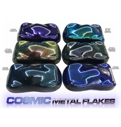 Flakes Cosmic transparentes – 5 cores