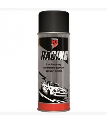 Tinta Preta Mate Racing em spray 400ml