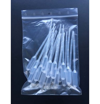 Pipetas de enchimento graduadas de 1 ml por 20