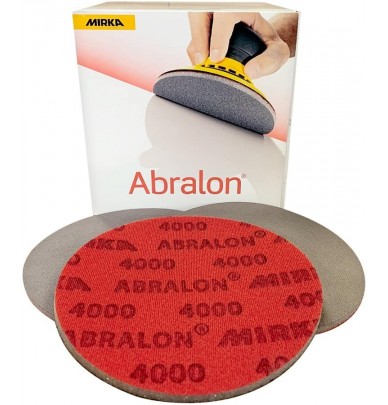 5 Discos abrasivos para polimento ABRALON 1000 até 4000