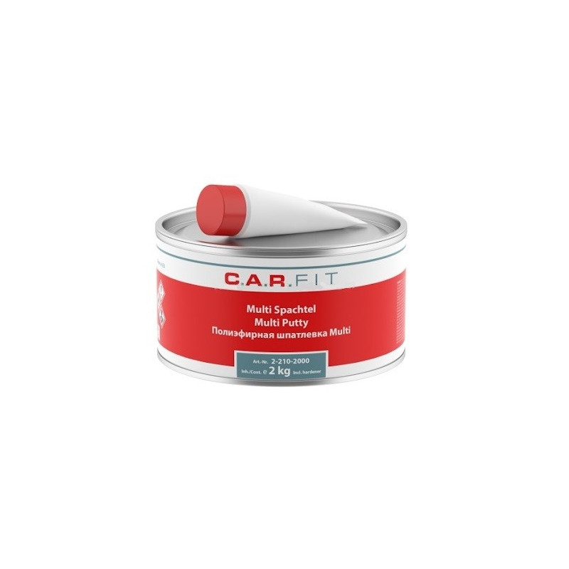 Mástique para carroçaria 2 kg + Endurecedor 35g