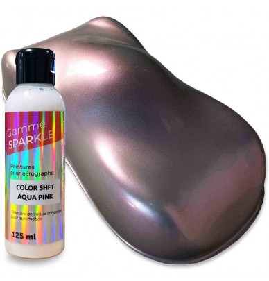 Peinture aérographe SPARKLE Color shift AQUA PINK 125ml