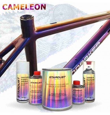 Kit completo para bicicleta – tinta efeito camaleão