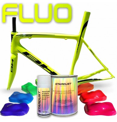 Kit completo de tinta fluorescente para bicicleta