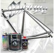 Peinture effet chrome pour vélo – kit complet couleur au choix