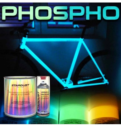 Kit completo de tinta fosforescente para bicicleta
