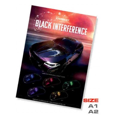 Poster Black interferencia