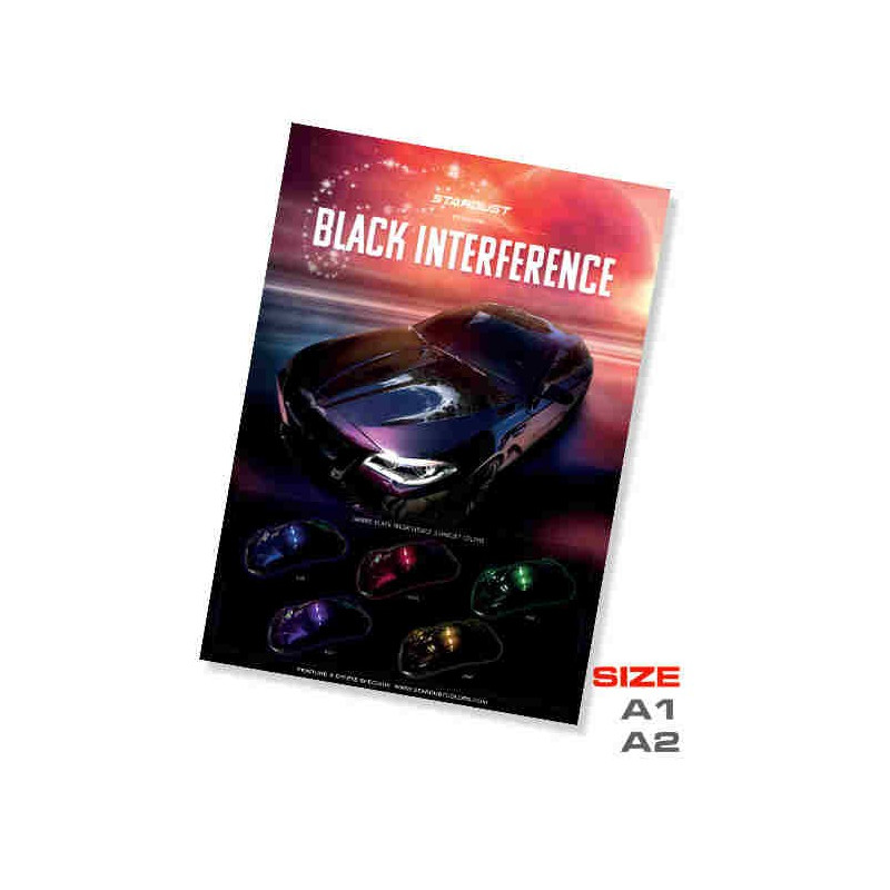 Poster Black interferencia