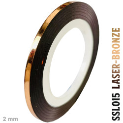 fita adesiva fina para striping, cromada e holográfica, rolo de 2mm x 20 m
