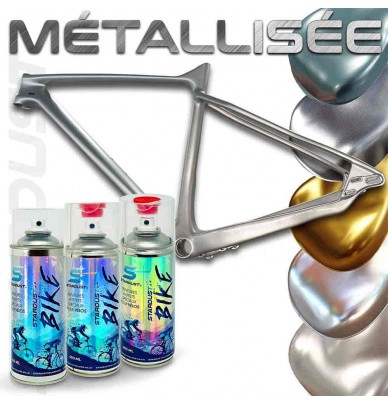 tinta metalizada para bicicleta em aerossol – 32 cores Stardust Bike