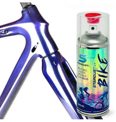 Verniz em spray Stardust Bike para bicicleta brilhante e mate grande resistência