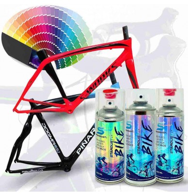 Tinta em spray para bicicleta - 63 cores Graphic 400ml