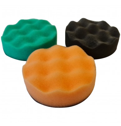 Esponja de lustração laranja 75mm x  25mm