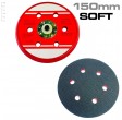 Mini-pratos de lixamento autoagarrantes Velcro 50 e 75 mm