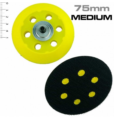 Mini-pratos de lixamento autoagarrantes Velcro 50 e 75 mm