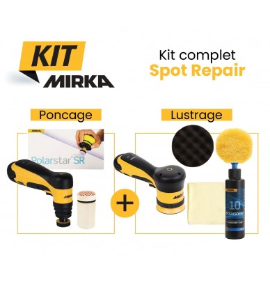 Kit Spot Repair - Novo método Mirka sem fio para lixar e lustrar