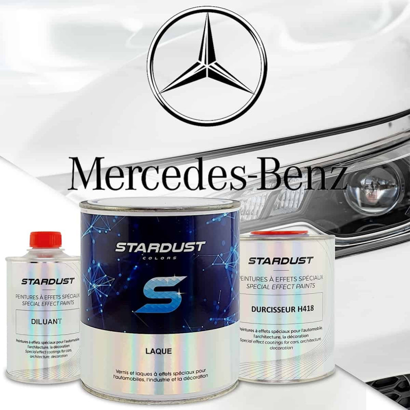 Código de cor Mercedes - Spray de tinta bicomponente 2C ou em lata com endurecedor