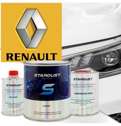 Código de cor Renault - Spray de tinta bicomponente 2C ou em lata com endurecedor