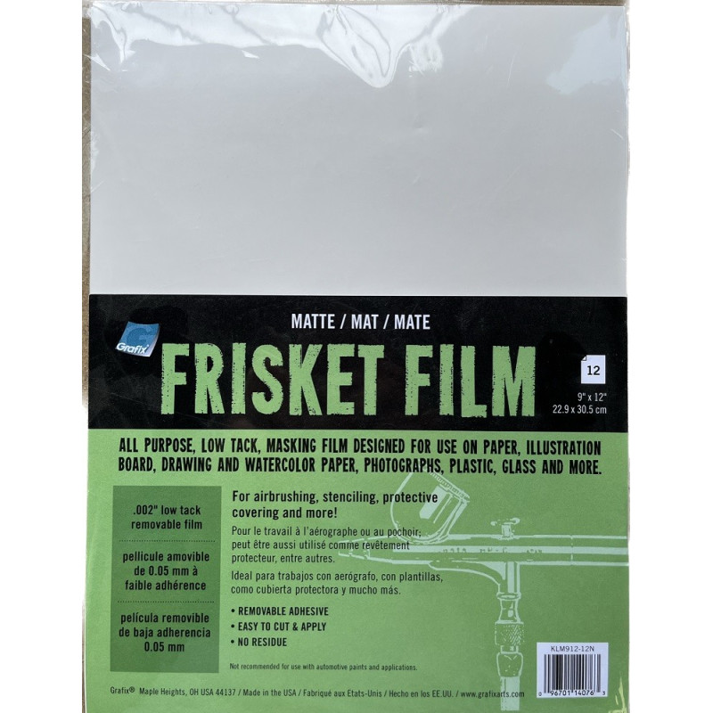 Película de mascaramento - FRISKET FILM