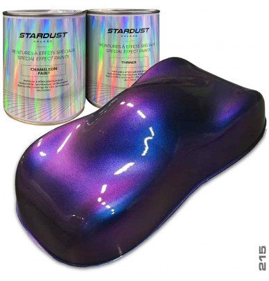 Kit 2Litres peinture cameleon Bleu/Violet/Rouge/cuivre