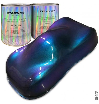 Kit 2Litres peinture cameleon Bleu/Violet/Rouge/cuivre