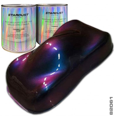 Kit 2Litres peinture cameleon Bleu/Violet/Rouge/cuivre