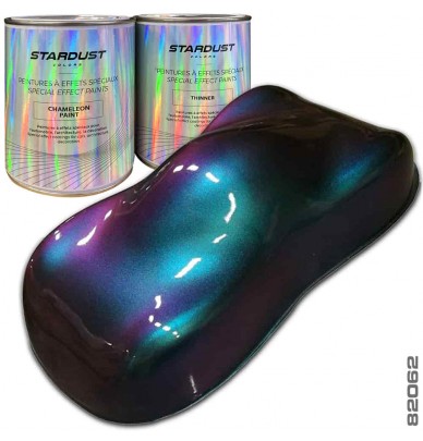 Kit 2Litres peinture cameleon Bleu/Violet/Rouge/cuivre