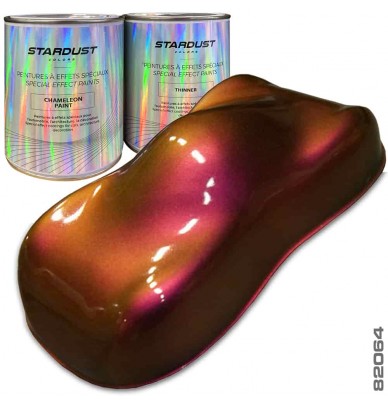 Kit 2Litres peinture cameleon Bleu/Violet/Rouge/cuivre