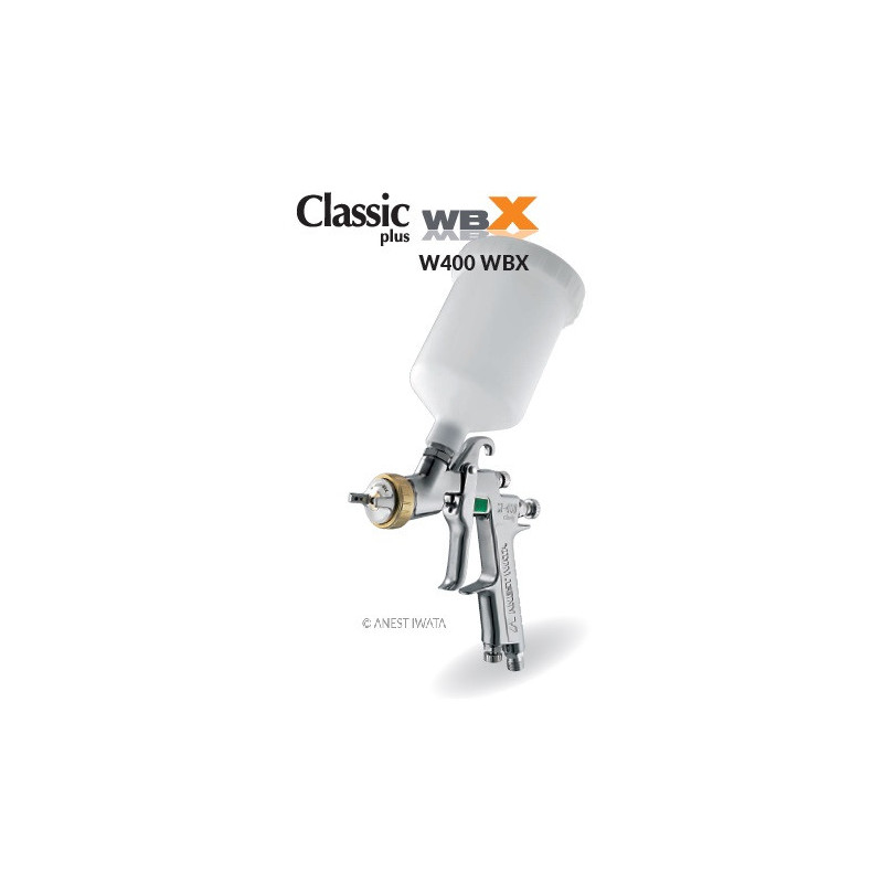 W-400 WBX- Pistola IWATA para tintas de base