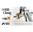 W-400 WBX- Pistola IWATA para tintas de base