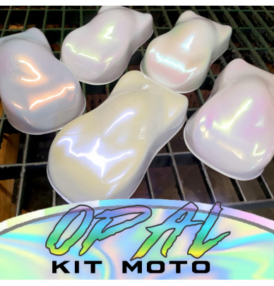 Kit completo de tinta com efeito opalescente para moto