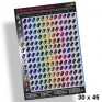 Poster 30x45cm quadro das tintas candy