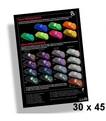 Poster 30x45cm Tintas Iridescentes