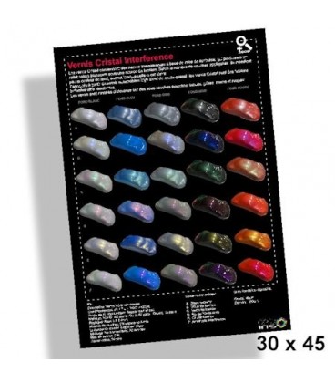 Poster 30x45cm Tintas Interfer&ecirc;ncia