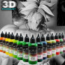 47 tintas acetinadas para a impressão 3D  – gama aerógrafo WPU