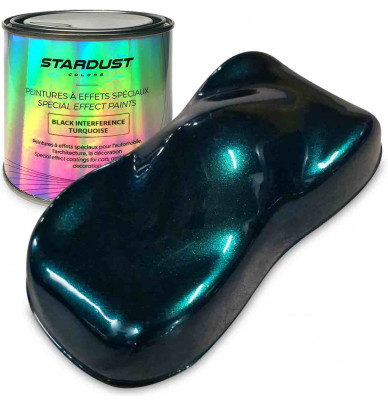 Tinta perolada Black Interference