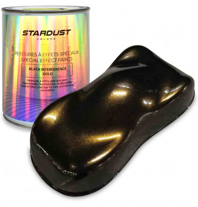 Kit de tinta completo efeito Black Interference para carro