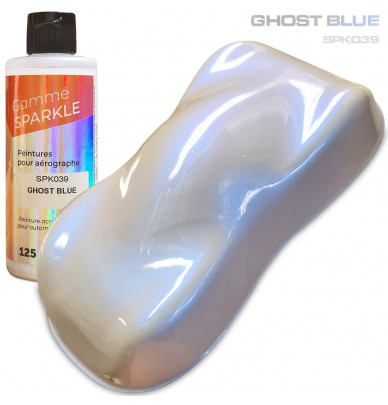 Tintas para aerógrafos cores de interferência GHOST – 9 cores com solventes gama SPARKLE