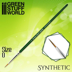 Pincel sintético para modelação de pintura e impressão 3D Gama GREEN SERIES