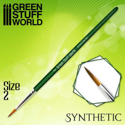 Pincel sintético para modelação de pintura e impressão 3D Gama GREEN SERIES