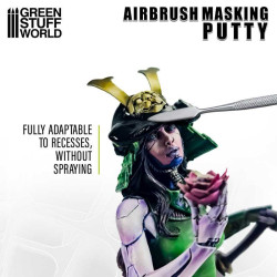 Massa de máscara flexível para aerógrafo