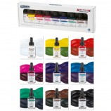 Caixa 9 cores de base Aero Color – conjunto de tintas Schmincke