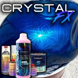 Pinturas de moto com efeito cristalizado - Cristal FX